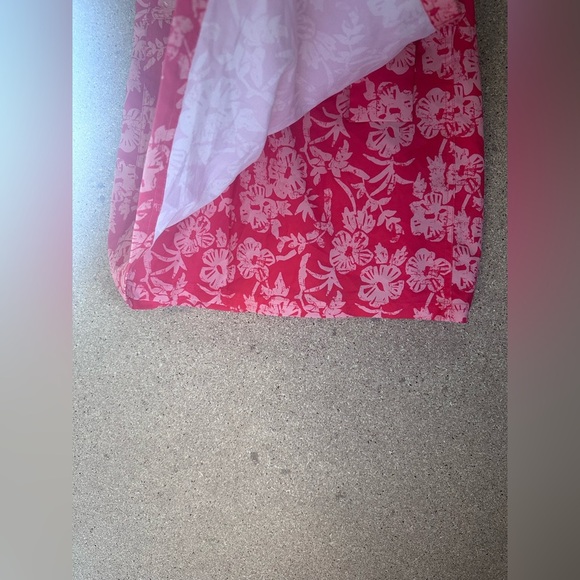 Floral Pink Swim Skirt Adjustable Sizing Velcros Size Medium - Picture 2 of 5